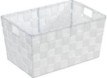 Wenko Cestino Portaoggetti Adria S Bianco Scaffale Scatola Portaoggetti Organizzatore Bagno Cucina Wc