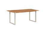 Vidaxl Tavolo Da Pranzo 180×90×76 Cm In Legno Massiccio Di Acacia - Tavolo Da Pranzo - Tavoli Da Pranzo - Tavolo Da Sala Da Pranzo - Tavoli Da Sala Da Pranzo
