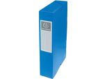 Exacompta 50602E Scatola Di Raccolta Exacompta, Cartone, Larghezza Dorso 60 Mm, Blu