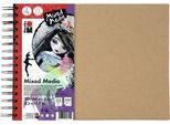 Libro A Spirale Marabu "Mixed Media"", Din A4, 300 G/Mq, 32 Fogli"