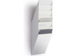 Durable Espositore Da Parete Flexiboxx 6 A4 Verticale, 6 Pezzi, Bianco, 1709760010