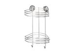 Wenko Scaffale D'angolo 2 Ripiani Doccia Stoccaggio Bagno Scaffali A Muro Senza Forare Wc