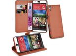 Cadorabo Cover Per Htc Desire Eye Cover Protettiva In Marrone Custodia Per Cellulare Cover Chiusura Magnetica
