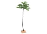 The Living Store Palma Artificiale Con 252 Led Bianco Caldo 400 Cm