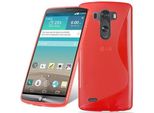Cadorabo Custodia Protettiva Per Lg G3 Stylus Cover In Rosso Custodia Per Telefono Cellulare Custodia In Silicone Tpu