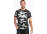 Maglietta Herren Normale Passform Cregneash Camo Grigio M Lonsdale