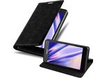Cadorabo Cover Per Sony Xperia Z3 Cover Protettiva In Nero Custodia Per Cellulare Cover Chiusura Magnetica