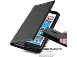 Cadorabo Cover Per Nokia Lumia 1320 Cover Protettiva In Nero Custodia Per Cellulare Cover Chiusura Magnetica