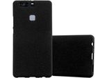 Cadorabo Custodia Protettiva Per Huawei P9 Plus Custodia In Nero Telefono Cellulare Tpu Etui Cover Case