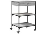 Carrello Da Cucina Grey Sonoma 60X48X89,5 Cm Materiale A Base Di Legno