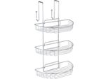 Wenko Bagno Scaffale Appeso Valet Doccia Scaffale Di Stoccaggio 3 Ripiani Ganci Asciugamani