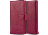Cadorabo Cover Per Huawei P8 Lite 2015 Cover Protettiva In Rosso Telefono Cellulare Cover Libro Custodia