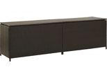 The Living Store Gartenbox Poly Rattan 200X50X60 Cm Braun