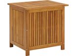 The Living Store Contenitore Da Giardino 60X50X58 Cm In Legno Massiccio Di Acacia