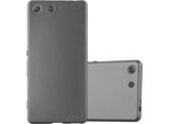 Cadorabo Custodia Protettiva Per Sony Xperia M5 Cover In Grigio Custodia Per Cellulare Custodia In Silicone Tpu Cover Case