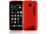 Cadorabo Custodia Protettiva Per Htc Butterfly S Custodia In Silicone Tpu Rosso Telefono Cellulare Caso