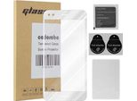 Cadorabo Pellicola Blindata Per Huawei Enjoy 7 Pellicola Protettiva In Bianco A Schermo Intero Vetro Temperato Di Protezione Del Display