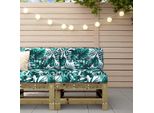 Il Divano The Living Store Centre Con Cuscini In Legno Di Pino Impregnato