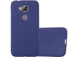 Cadorabo Custodia Protettiva Per Huawei Ascend G7 Plus / G8 / GX8 Custodia In Blu Custodia Per Cellulare Tpu Etui Cover Case