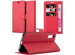 Cadorabo Custodia Per Huawei P20 Custodia Protettiva In Rosso Cellulare Custodia Cover Chiusura Magnetica
