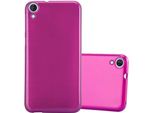 Cadorabo Custodia Per Htc Desire 820 Custodia Protettiva In Silicone Tpu Rosa Custodia Cover