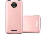 Cadorabo Cover Per Motorola Moto C Plus Cover Protettiva In Rosa Custodia Rigida Per Telefono Cellulare Cover Case