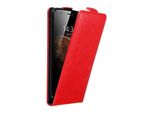 Custodia Cadorabo Per Huawei Ascend G7 Plus / G8 / GX8 Custodia Protettiva In Rosso Custodia Flip Per Cellulare Custodia Cover