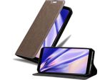 Cadorabo Cover Per Lg Q Stylus Cover Protettiva In Marrone Custodia Per Cellulare Cover Chiusura Magnetica