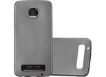 Cadorabo Custodia Protettiva Per Motorola Moto Z Play In Grigio Custodia Per Cellulare Custodia In Silicone Tpu Custodia Di Copertura