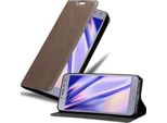 Cadorabo Custodia Per Samsung Galaxy J4 2018 Custodia Protettiva In Marrone Custodia Per Cellulare Cover Chiusura Magnetica