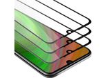 Cadorabo 3X Pellicola Blindata A Schermo Intero Per Honor 8A Pellicola Protettiva In Vetro Temperato Nero Di Protezione Del Display