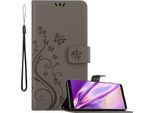 Cadorabo Cover Per Samsung Galaxy Note 8 Cover Protettiva In Grigio Cover Protettiva Cover Per Telefono Cellulare Cover Fiori Custodia Fiore