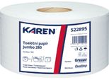 Carta Igienica Jumbo 280 Mm In Cellulosa A 2 Veli - 6 Rotoli