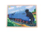 Bigjigs Toys Mallard Storico Treno Puzzle In Legno 35 Pezzi