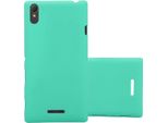 Cadorabo Custodia Protettiva Per Sony Xperia T3 In Verde Custodia Rigida Per Telefono Cellulare Cover