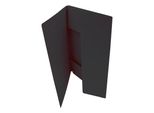 Cartella Pieghevole A4 253, Triplice, 350 G/M2, Nero, 20 Pz