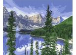 Pittura Con I Numeri - Paesaggio Di Montagna 40X50Cm