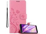 Cadorabo Cover Per Samsung Galaxy J4 Plus Cover Protettiva In Rosa Cover Protettiva Cover Telefono Cellulare Cover Fiori Custodia Fiore