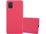 Cadorabo Custodia Per Samsung Galaxy A51 5G Custodia Protettiva In Rosso Custodia Per Cellulare Tpu Custodia In Silicone Cover