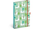 Quaderno A Righe Con Elastico - Blocco Note Per Donne E Ragazze - Diario Per Scuola E Lavoro (Lamas)