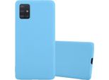 Cadorabo Custodia Per Samsung Galaxy A51 5G Custodia Protettiva In Blu Custodia Del Telefono Cellulare Tpu Silicone Custodia Cover