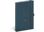 Taccuino Dello Zodiaco Con Elastico Foderato - Taccuino Per Donne Ragazze Uomini - Diario Per Scuola E Lavoro (Cancro)