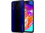 Custodia Cadorabo Per Samsung Galaxy A70 / A70S Custodia Protettiva In Viola Custodia Del Telefono Cellulare Custodia Tpu Copertura Vetro Temperato Custodia