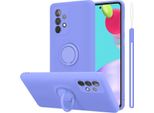 Custodia Cadorabo Per Samsung Galaxy A52 (4G / 5G) / A52S Custodia Protettiva In Viola Custodia Del Telefono Cellulare Tpu Etui Case Cover
