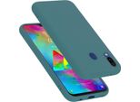 Cadorabo Custodia Protettiva Per Samsung Galaxy M20 Custodia In Verde Telefono Cellulare Case Cover Tpu Etui