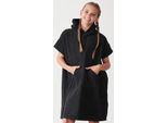Towel City TC811 | Poncho In Spugna Per Bambini - Colore: Nero - Taglia: 10/13 Anni
