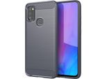 Custodia Cadorabo Per Samsung Galaxy M51 In Tpu Grigio Protettivo Custodia Cover Telefono Cellulare