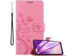 Cadorabo Cover Per Nokia 5.4 Cover Protettiva In Rosa Cover Protettiva Cover Per Telefono Cellulare Cover Fiori Custodia Fiore