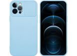 Cadorabo Custodia Per Apple Iphone 12 Pro Max Custodia Protettiva In Blu Custodia Per Telefono Cellulare Custodia In Tpu Custodia Cover Camera Protection