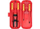 Set Di Cacciaviti Isolati Vde 1000V Ph+Flat 8 Pezzi